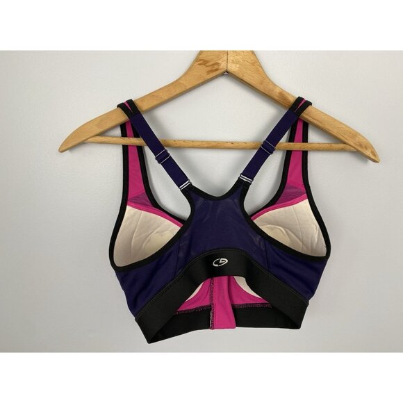 c9 by Champion Sports Bra Womens Size S Molded Cup Power Shape Max Front Zip - Picture 2 of 9